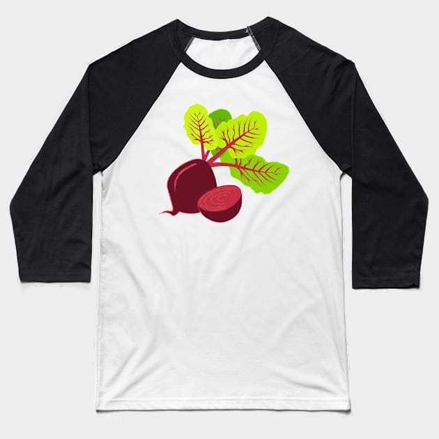 Beet Baseball T-Shirt by maya-reinstein